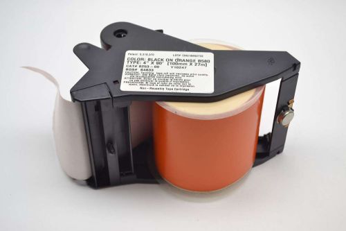 BRADY 64833 8253-00 BLACK ON ORANGE B580 ROLL TAPE CARTRIDGE 4IN X 90FT B381139