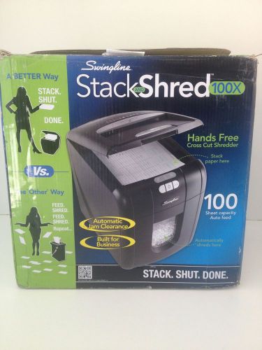 Swingline Ex 100-07 Paper Shredder Cross Cut - 100 Per Pass - 8gallon (1757571)