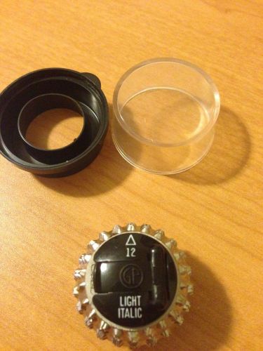 New IBM Selectric Typewriter Element Typing Ball, Light Italic 12 GP, Free Ship