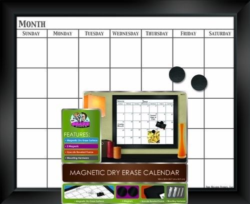 Board Dudes 18 x 22 Inch Magnetic Dry Erase Calendar New