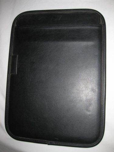 Levenger universal letter pad backer - black leather for sale