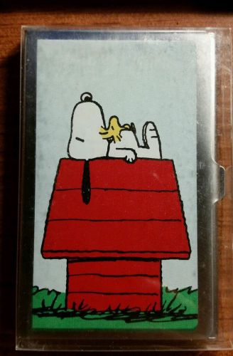 Peanuts Snoopy House Schulz Museum ID Business Credit Card Holder Case NEW SDCC