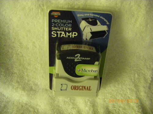 Cosco  accustamp, 2 color, shutter stamp with microban - coso #035540 for sale