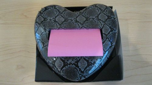 Post-it Pop-up Note Dispenser Heart Black Snake Style 3x3 Pop-up Note