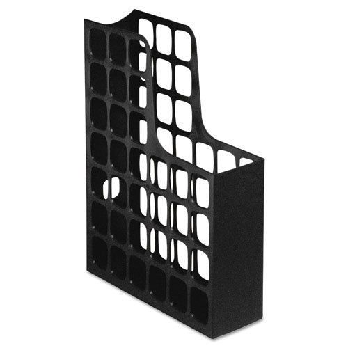 Decofile plastic magazine file, 3 x 9 1/2 x 12 1/2, black for sale