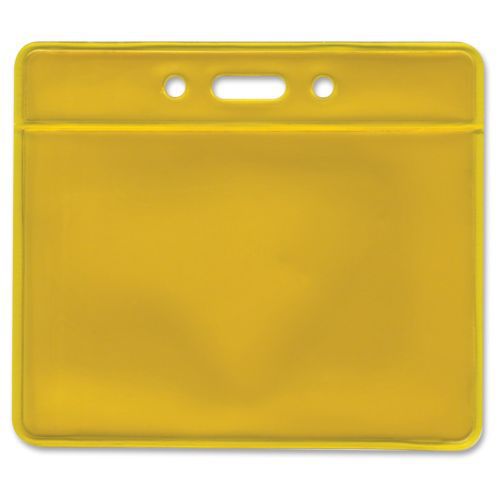 Advantus Horizontal Reflective Badge Holder - Horizontal - Vinyl - 25 / (75560)