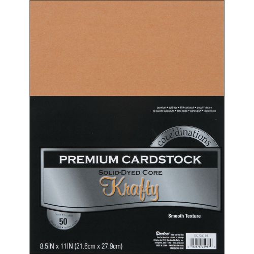 Darice Core-dinations Value Pack Cardstock 8-1/2-in x 11-in 50/Pkg GX220008