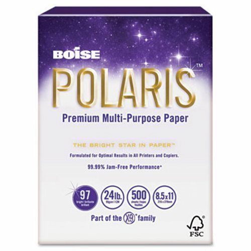 Boise polaris copy paper, 11 x 17, 24lb white, 2500 sheets/carton (caspol2417) for sale