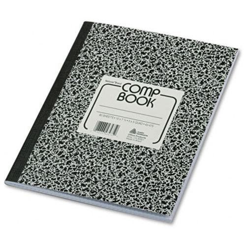 Rediform National 1-subject Composition Book - 80 Sheet - 16lb - Quad (43475)