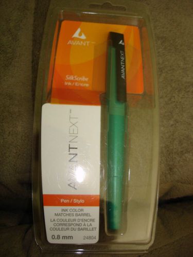 AVANT NEXT SILK SCIBE INK PEN 24804 GREEN .8MM