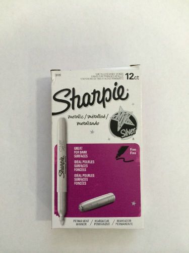 Sharpie Metallic Silver. Dozen. San 39100