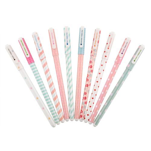 Korean Cute Lovely Stationery Watercolor Pen Pens Set 10 Color Kandelia