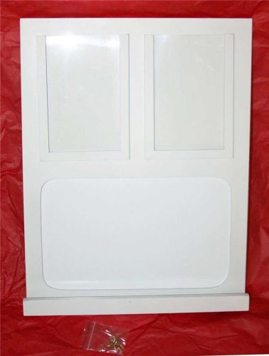 Dry Erase Message Board With Key Rack Holder &amp; Picture Frames 12&#034;x15&#034;  NEW