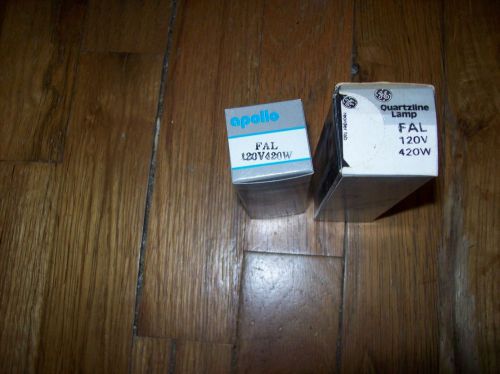 2 nos projector bulb/lamp fal 120 volt 420 watt 75 hours  overhead transparency for sale