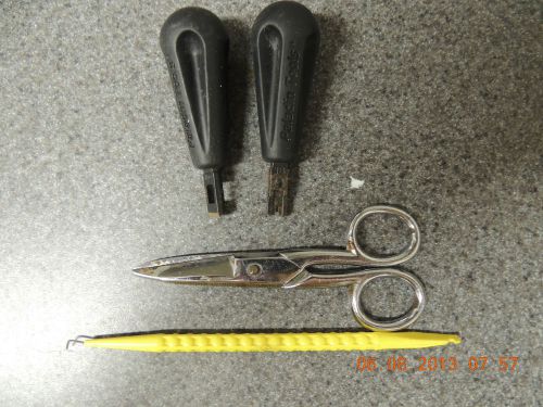 Paladin Tools - Telcom - Data -  Punch - Sissors - Pick Tool - 6p6c Crimp Tool