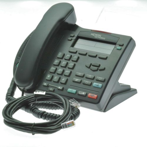 Lot of 5 Nortel Networks IP2002 Phone Desk Office Charcoal VoIP Telephone NTDU91
