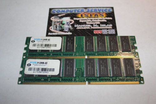 1GB (512*2) PC3200 DDR RAM modules LOW DENSITY Non-ECC NT5DS64M8CS-5T !VR118