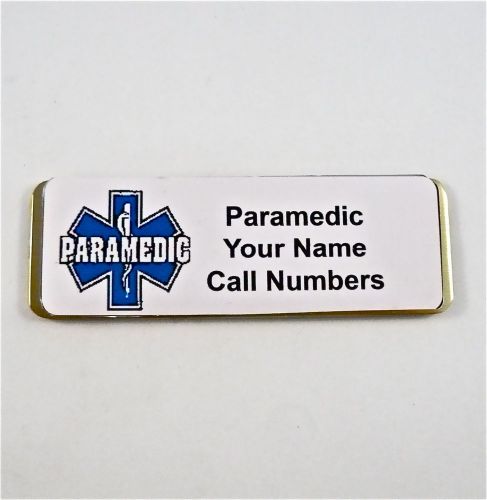 Paramedic personalized magnetic id name badge,doctor,nurse,emt,ems,medical,rn, for sale