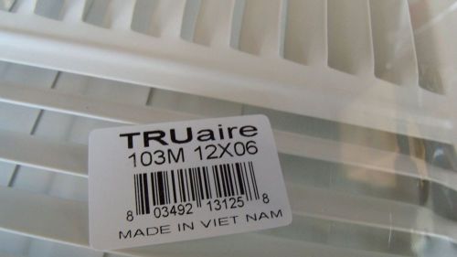 TRUaire Vent cover 103 M   12 x 06