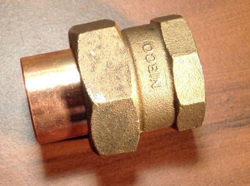 NIBCO 1&#034; Cast Bronze Copper Union NEW C x FNPT