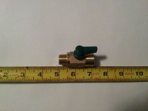 3/8&#034; m x f 1/4 turn brass ball valve for sale