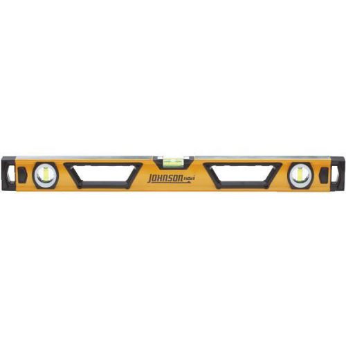 Johnson level 1711-2400 aluminum box level-24&#034; alum box beam level for sale