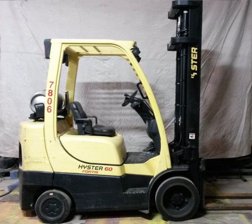 Forklift hyster fork truck propane 5000 lb cap for sale