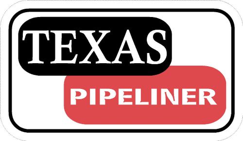 TEXAS PIPELINER HARD roughneck hard hat oilfield tool box helmet sticker