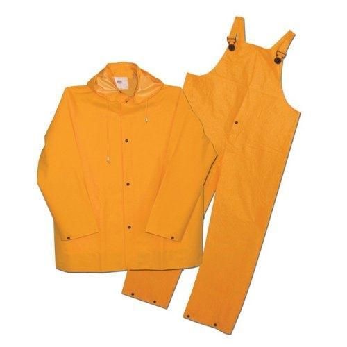 Boss 3XL Fluorescent Yellow 3-Piece 35mm Lined Rain Suit- 3PR0300YG