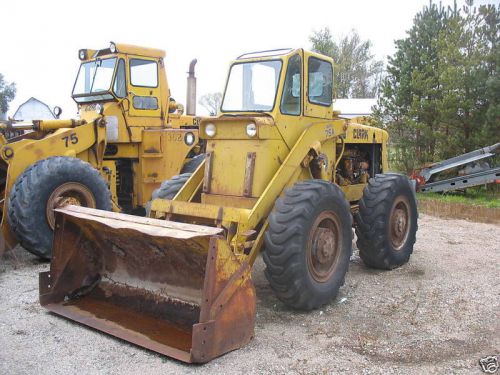 michigan wheel loader gas engine  4x4 cab  dozer gravel