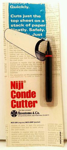 YASUTOMO &amp; CO NIJI CONDE PAPER CUTTER NCC-200 NEW DISCONTINUED SINGLE SHEET TOOL