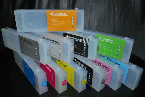 Refillable Cartridges 700ml for Epson Stylus Pro 7900 9900 11Colors US Fast Ship