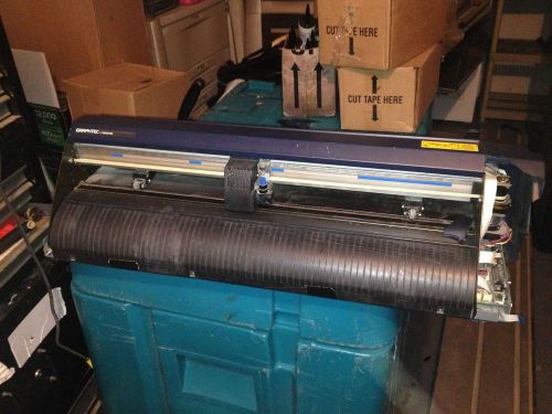 graphtec ce 3000-60 vinyl cutter plotter damaged for parts needs repair