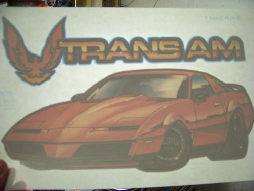 &#034;TransAm&#034;  T-shirt  Transfer (Iron-on heat transfer only)