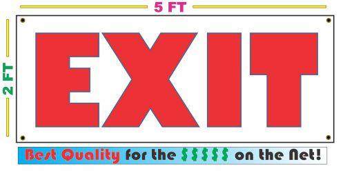 Exit full color banner sign new xxl larger size best price on the net! for sale