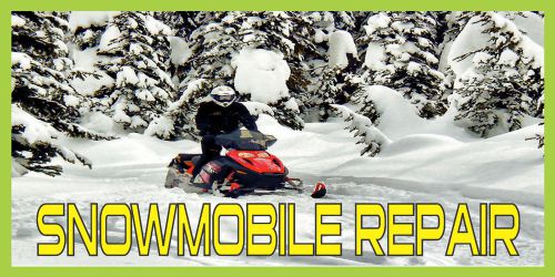 SNOWMOBILE REPAIR BANNER