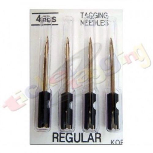 4 AVERY DENNISON STYLE REGULAR STANDARD TAGGING GUN NEEDLES PLASTIC BASE 08941