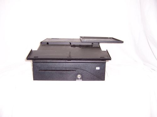 Pos system cash drawer base with keyboard shelf &amp; printer/monitor shelf  #3 for sale