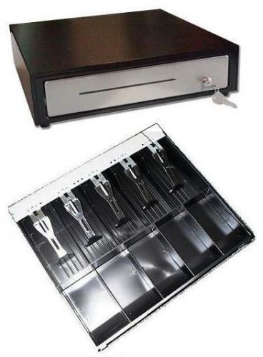 Cash Drawer For receipt printers EPSON/STAR Black New