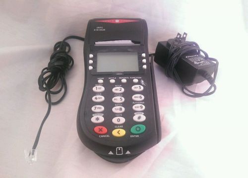 Hypercom Model T4205 Credit Card Reader Terminal Crescent Diamond