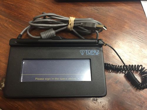 Topaz Systems HSB Pad, Sig Lite 1x5 Signature Pad w/ Stylus