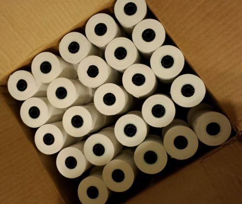 50 rolls  3 1/8&#034; x 119&#039; thermal cash register sale receipt pos 1ply paper rolls for sale