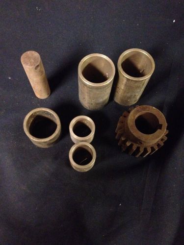 Lot Of Acorn Dairy Barn Gutter Cleaner Parts Brass Bushing Drive Gear Farm