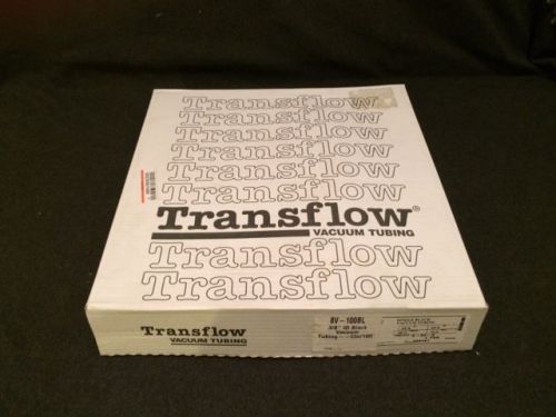 Transflow Vacuum Tubing 3/8&#034; ID Black 100FT Roll Dairy Farm Supplies