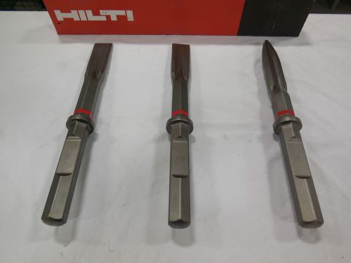 NEW - HILTI CHISEL SET (4 pcs total)