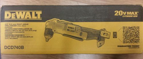 DEWALT DCD740B 20-Volt MAX Li-Ion Right Angle Drill Tool only