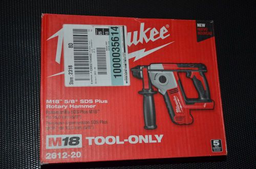 Milwaukee 2612-20 M18™ Cordless 5/8&#034; SDS Plus Rotary Hammer - NIB