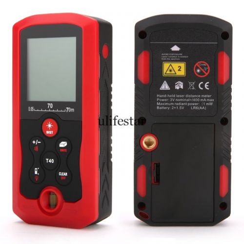 70m/229ft new digital laser distance meter range finder measure diastimeter lm for sale