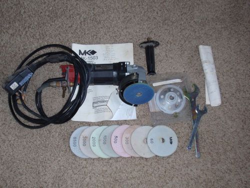 MK-1503s Portable Wet Stone Polisher, P/N 157493, Keokuk Geodes