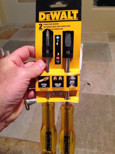 Dewalt demolition screwdriver set 20447 for sale